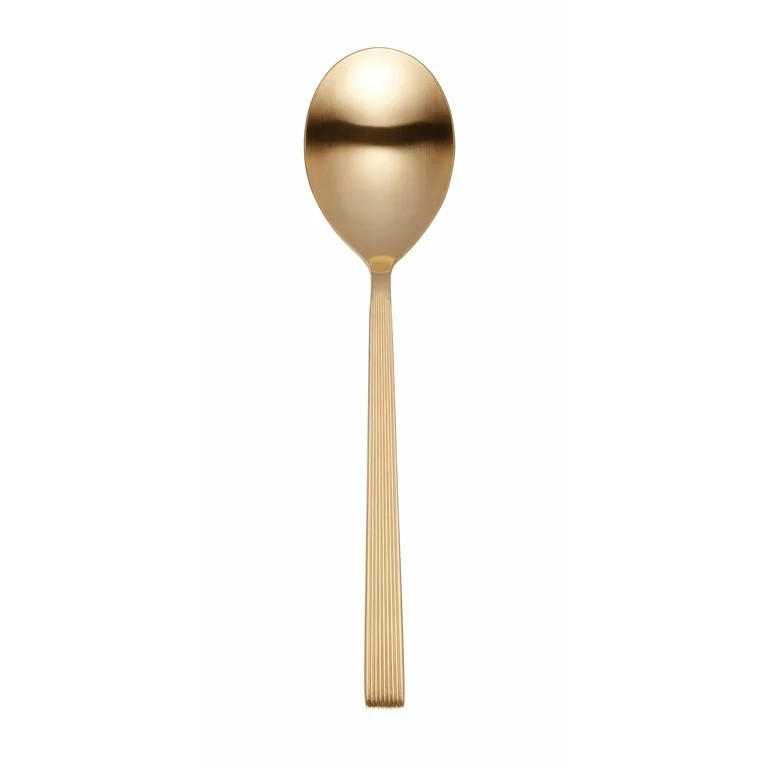 Better Homes & Gardens Stainless Steel River Gold Serving Spoon | Walmart (US)