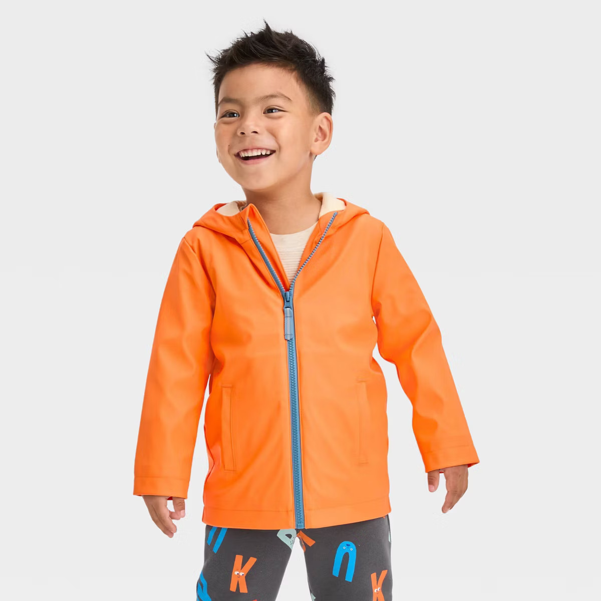Toddler Tiger Rain Coat - Cat & Jack™ Orange | Target