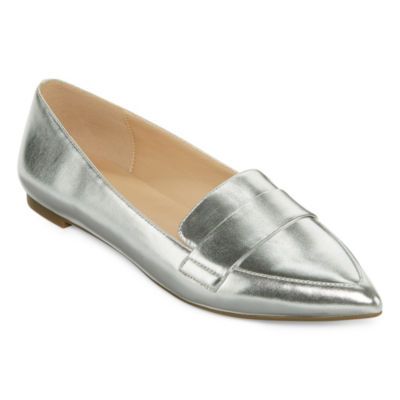 a.n.a Womens Glen Ballet Flats Slip-on Pointed Toe | JCPenney