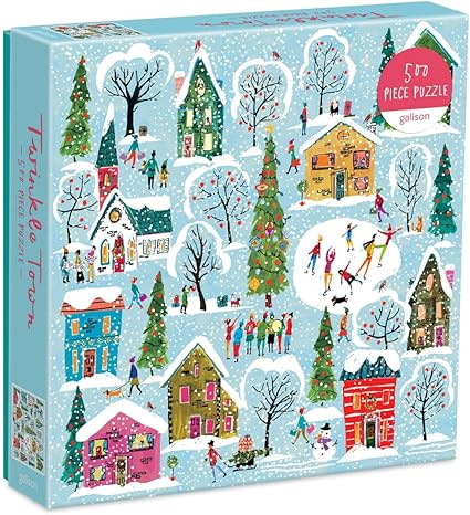 Galison Twinkle Town 500 Piece Puzzle from Galison - Featuring Colorful and Whimsical Illustratio... | Amazon (US)