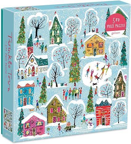 Twinkle Town 500 Piece Puzzle from Galison - Featuring Colorful and Whimsical Illustrations of a ... | Amazon (US)