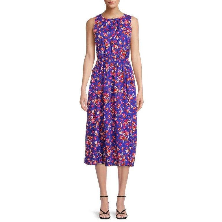 Beachlunchlounge Women’s Sleeveless Maxi Dress with Side Cutout Detail | Walmart (US)