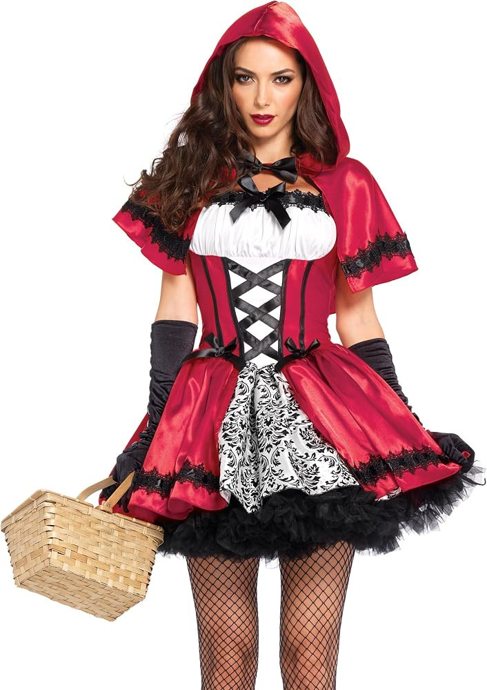 Leg Avenue Women's Gothic Red Riding Hood Costume | Amazon (US)