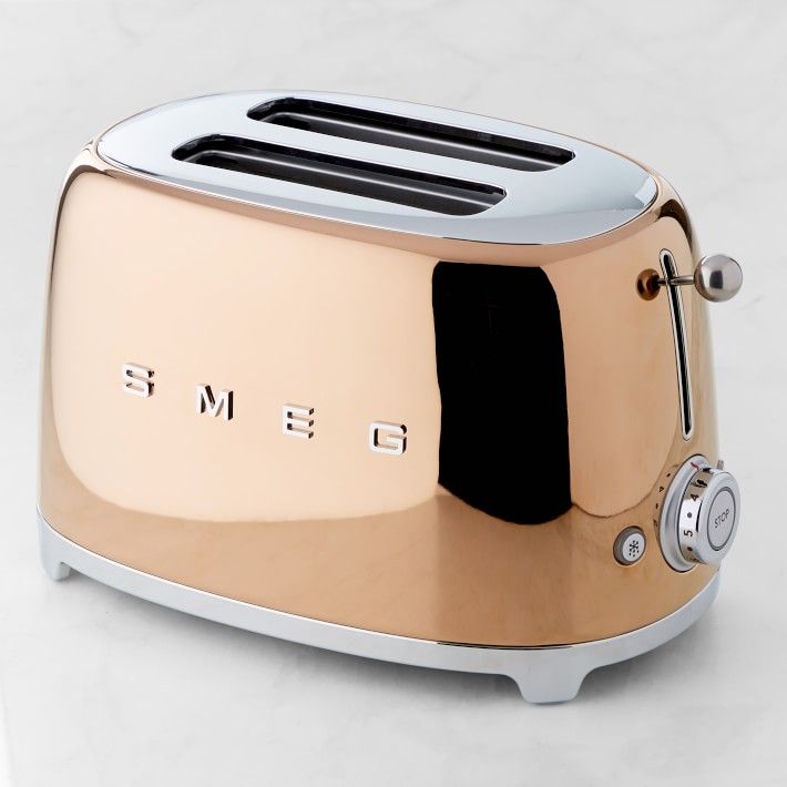 Smeg 2-Slice Toaster, Metallic | Williams-Sonoma