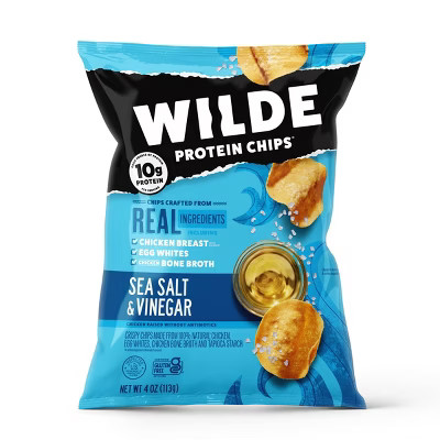 WILDE Protein Chips Sea Salt and Vinegar 4oz | Target