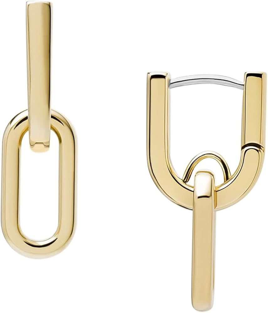 Fossil Women's Stainless Steel Dangle/Drop or Hoop Earrings for Women | Amazon (US)