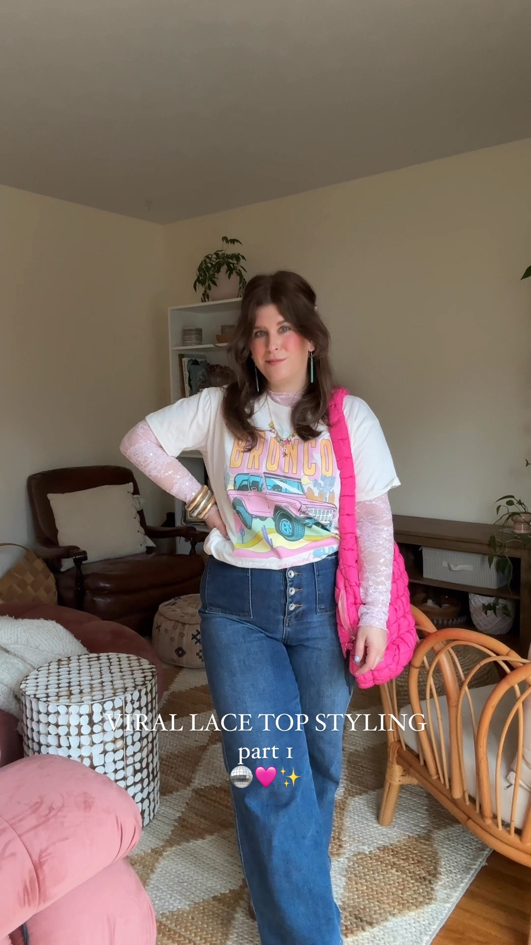 Wear it under a fun graphic tee 🚙🎸

This lace top is so fun to style! I’ll be sharing lots more ideas on how to style it 💃🏼

#LTKFindsUnder100 #LTKParties #LTKStyleTip