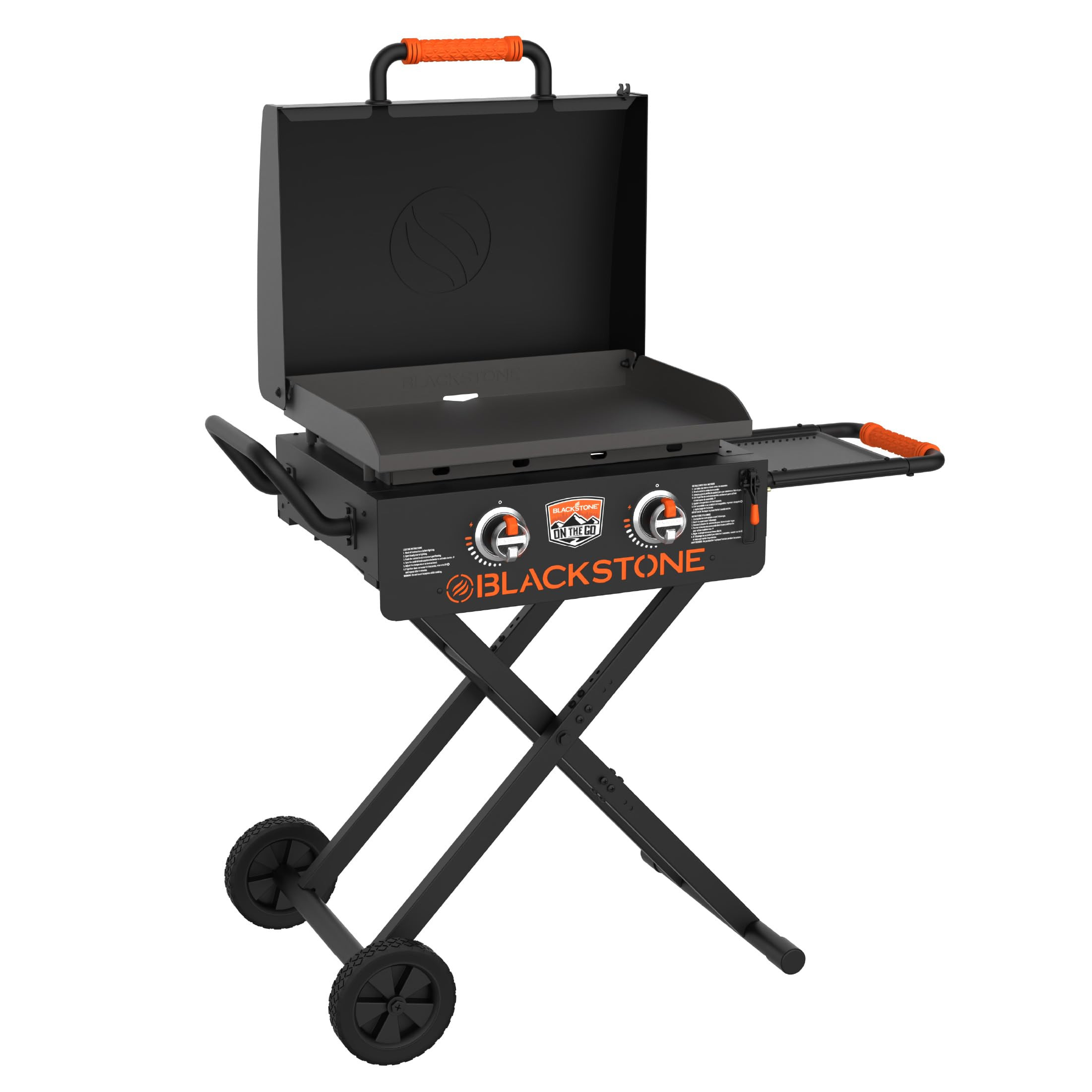 Blackstone 2350 On-the-Go 22” Omnivore Flex-Fold Griddle with Locking Hood, Powder Coated Steel... | Amazon (US)