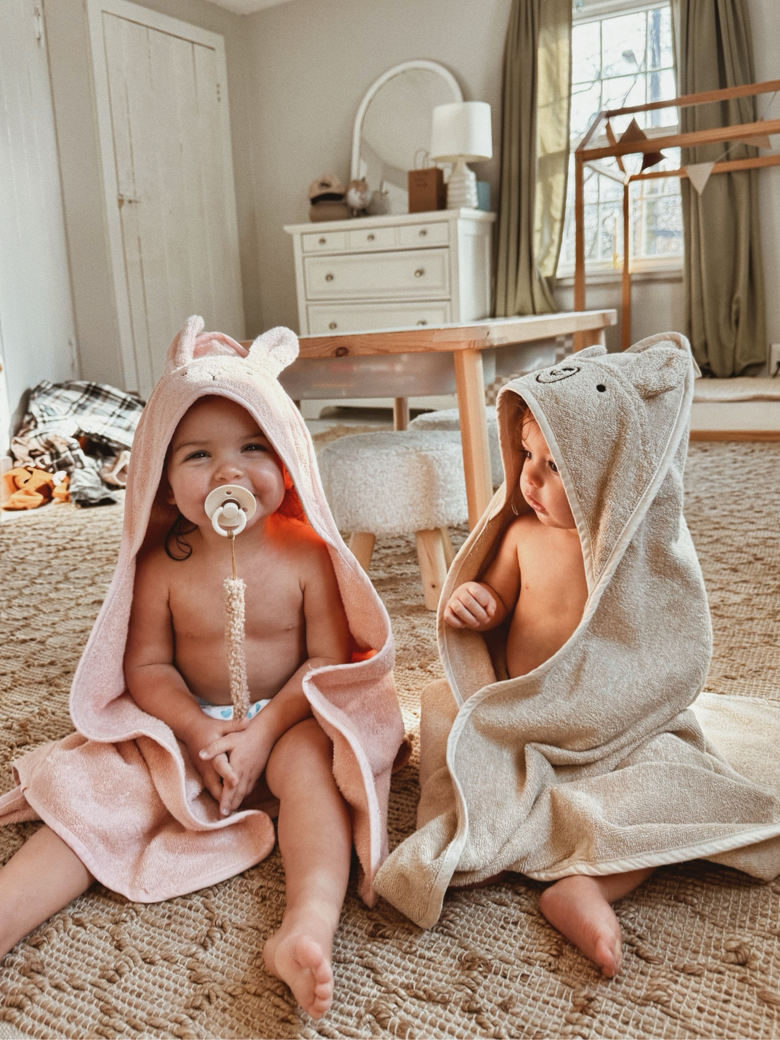 the babies new hooded bath towels from Huxie 🫶🏼🫧

#LTKBaby #LTKKids #LTKHome