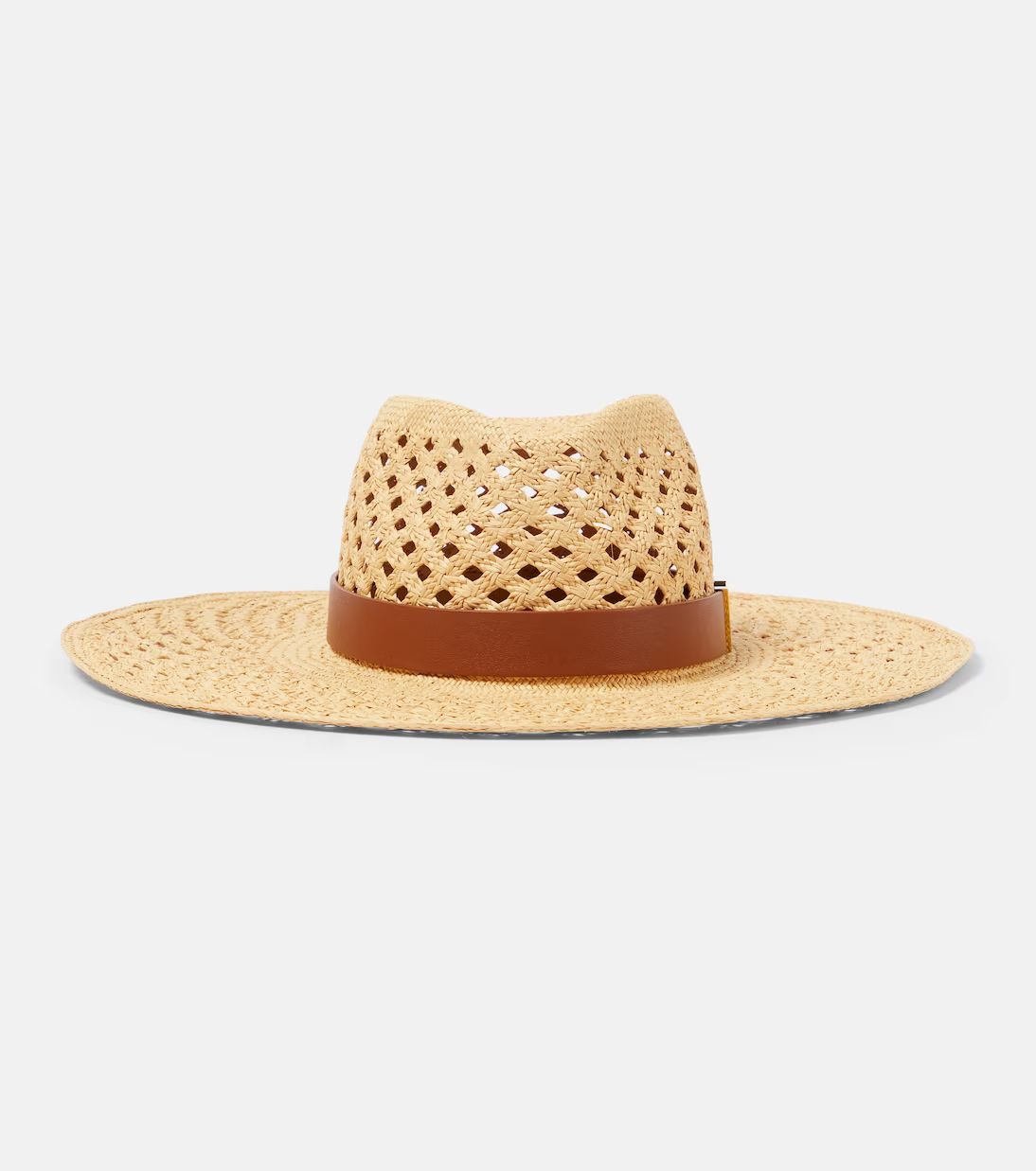 VGold raffia-effect Panama hat | Mytheresa (UK)