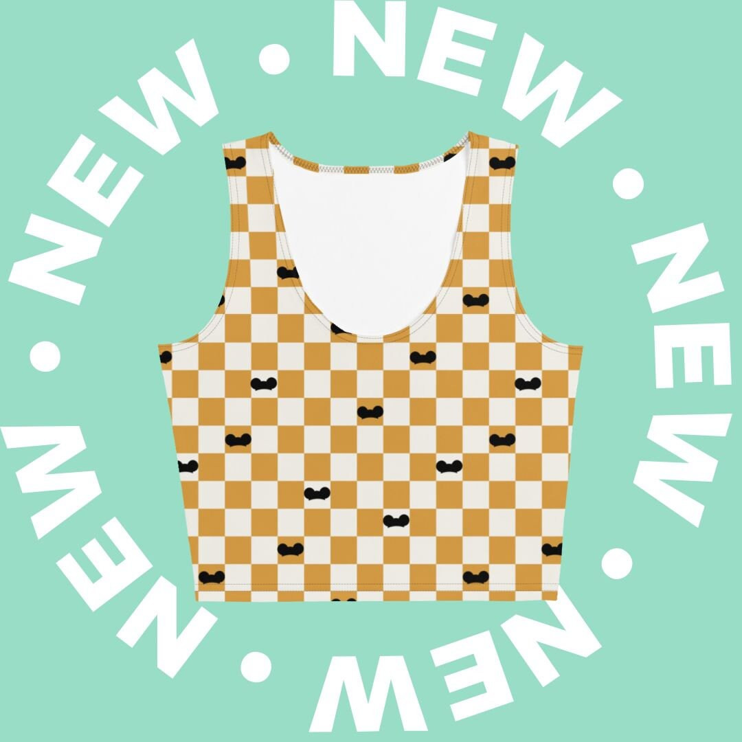 Checkered Ears Trendy Crop Top Marathon Weekend Crop Run - Etsy | Etsy (US)