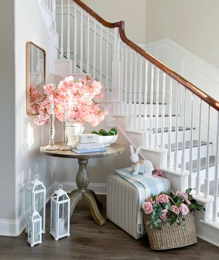 My favorite spring decor would be these beautiful, lush cherry blossoms!🌸 #springdecor #entrywaydecor #entryway 

#LTKSeasonal #LTKhome #LTKstyletip