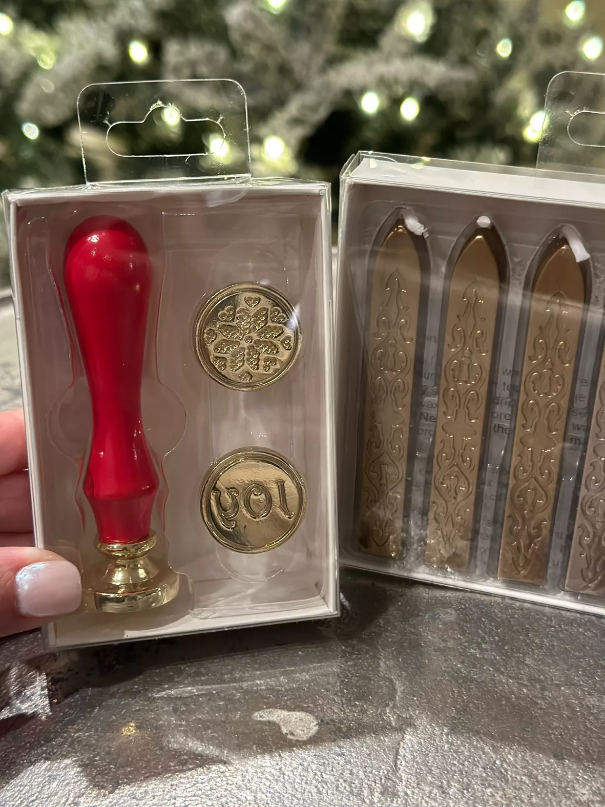 wax seal stamp unboxing, Trying my new wax stamp