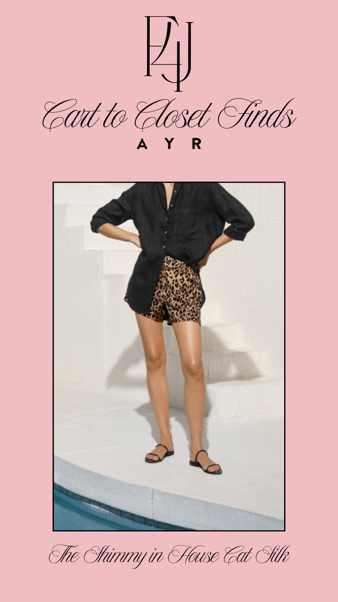 Spotlighting the brand AYR, and their fabulous line of casual, yet elevated, pieces to up your loungewear game, as well as classic pieces to style for coffee, brunch, lunch, or an evening out! How fun are these leopard silk shorts that can easily carry you through the Fall?!?! They come in another silk color, as well as a handful in linen! Paired the fabulous heavy silk blouse too!

Fit4Janine, Fashion, Casual Fashion, Silk Blouse, Cart to Closet 

 

#LTKStyleTip #LTKSeasonal