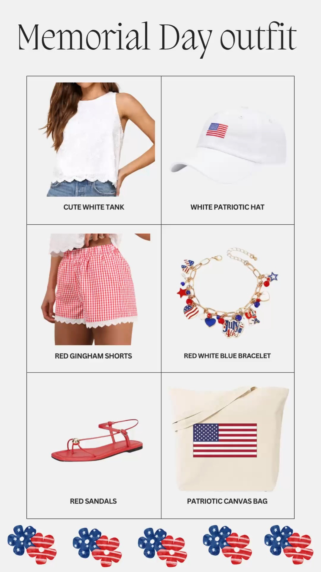 Memorial Day outfit 
Women’s Memorial Day outfit 
Outfit for Memorial Day 
American outfit 
Patriotic outfit 
Red white and blue outfit 
Red gingham

#LTKmomlife #LTKSeasonal
