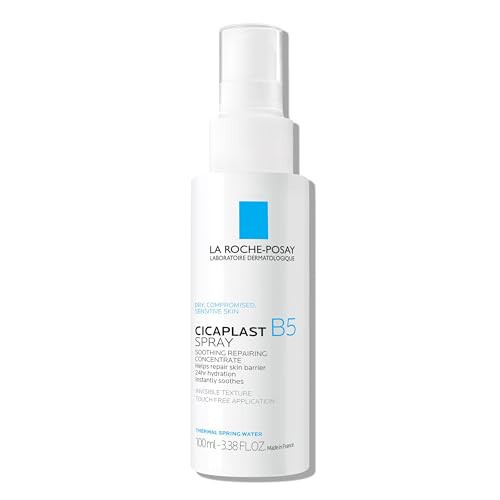 La Roche-Posay Cicaplast B5 Spray With Vitamin B5 Panthenol & Madecassoside, Hydrating Face Mist For Skin Barrier Repair, Soothing Touch-Free Face & Body Spray, Sensitive Skin & Dermatologist Tested | Amazon (US)