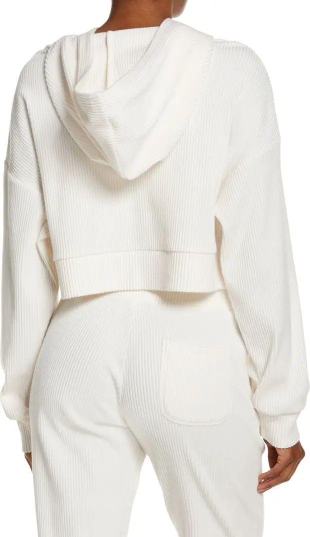 Muse Ribbed Crop Hoodie | Nordstrom