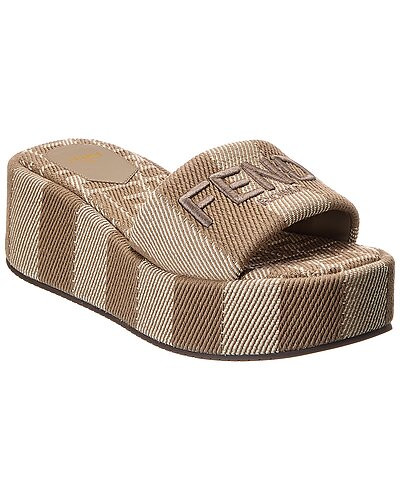 Sunshine Canvas Platform Sandal | Gilt & Gilt City