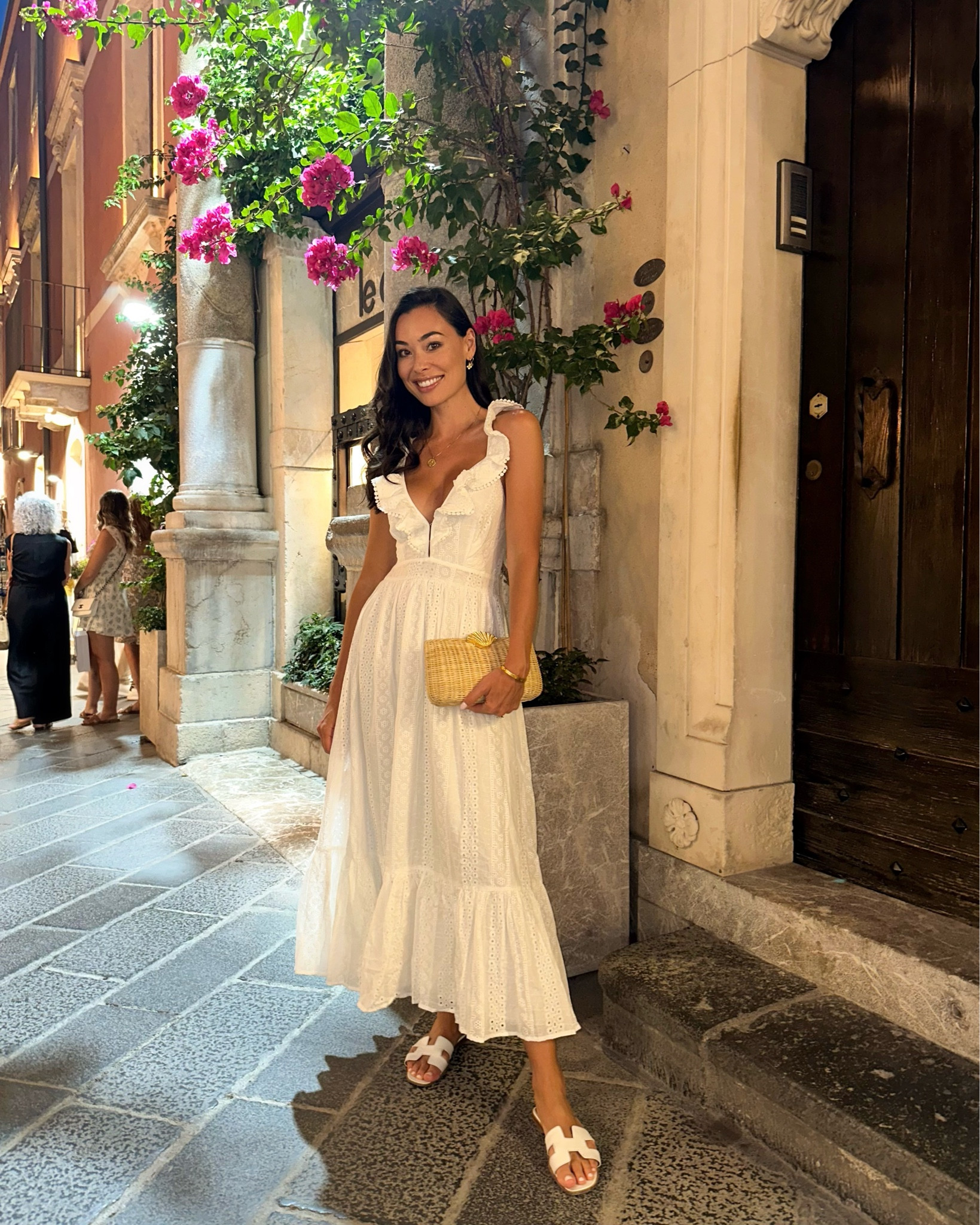 White sundress, Italy, vacation outfit. 

#LTKParties #LTKFindsUnder100 #LTKSeasonal