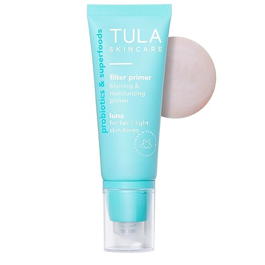 TULA Skin Care Face Filter Blurring and Moisturizing Primer - Evens the Appearance of Skin Tone &... | Amazon (US)