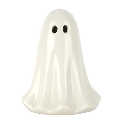 Ashland 5.5" Light Up Ceramic Ghost Tabletop Décor Halloween Home Decor | Amazon (US)