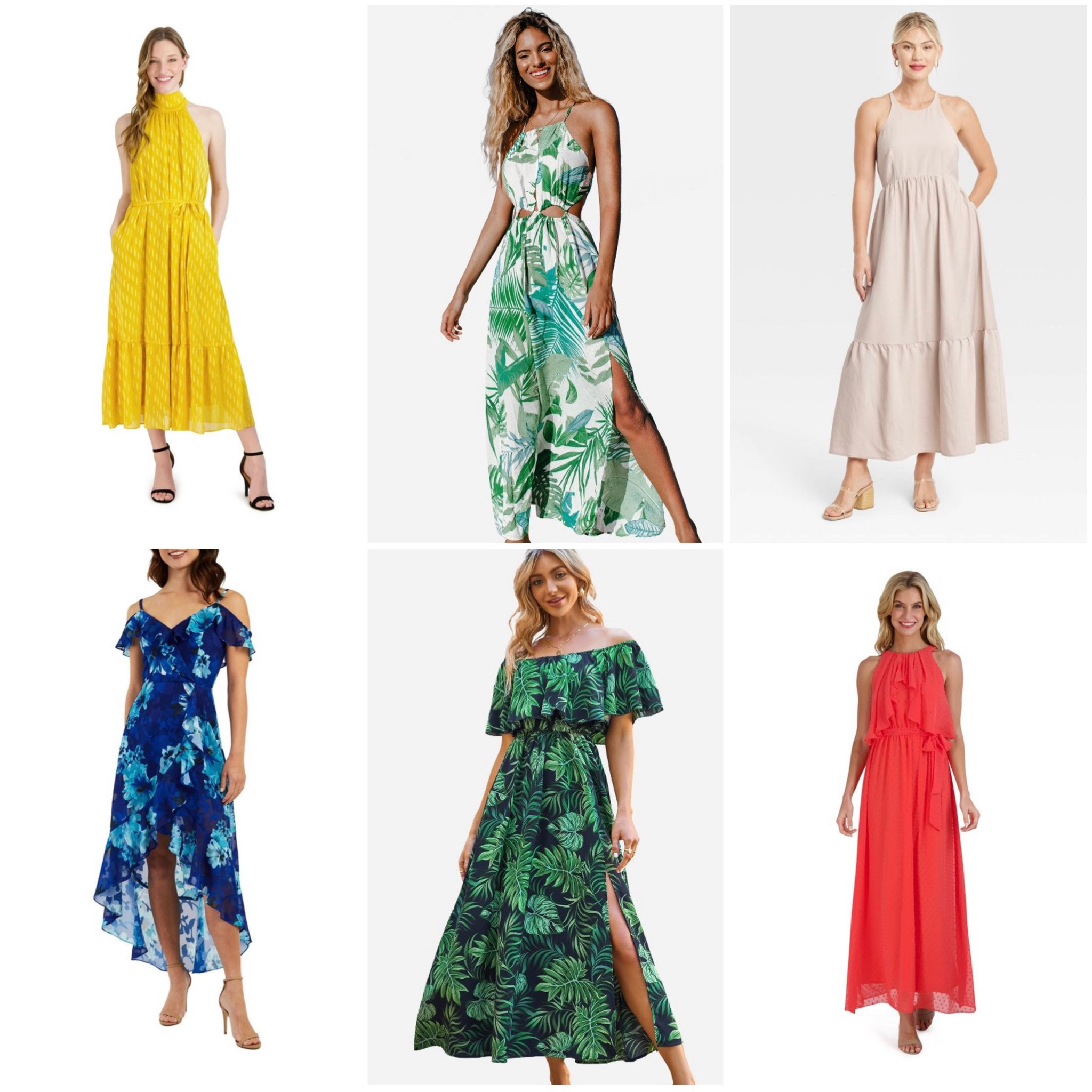 2023 Target Vacation Dresses

1. DR Collection Mock Neck Tiered Midi Dress Yellow
2. Green Leafy Sleeveless Cutout Maxi Dress
3. A New Day Tan Sleeveless Tiered Dress
4. A. Byer Off Shoulder Blue Floral Print Hi-Low Dress
5. Green Leafy Off Shoulder Maxi Dress
6. DR Collection Halter Maxi Dress Coral

#LTKtravel #LTKfit #LTKFind