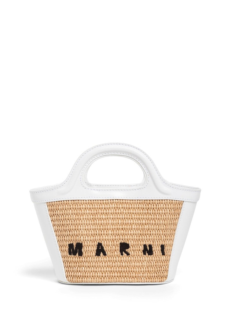 Tropicalia top handle bag w/ logo | Luisaviaroma