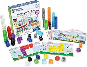 Learning Resources MathLink Cubes Preschool Math Activity Set - 115 Pieces,Easter Toys, Ages 3+ P... | Amazon (US)