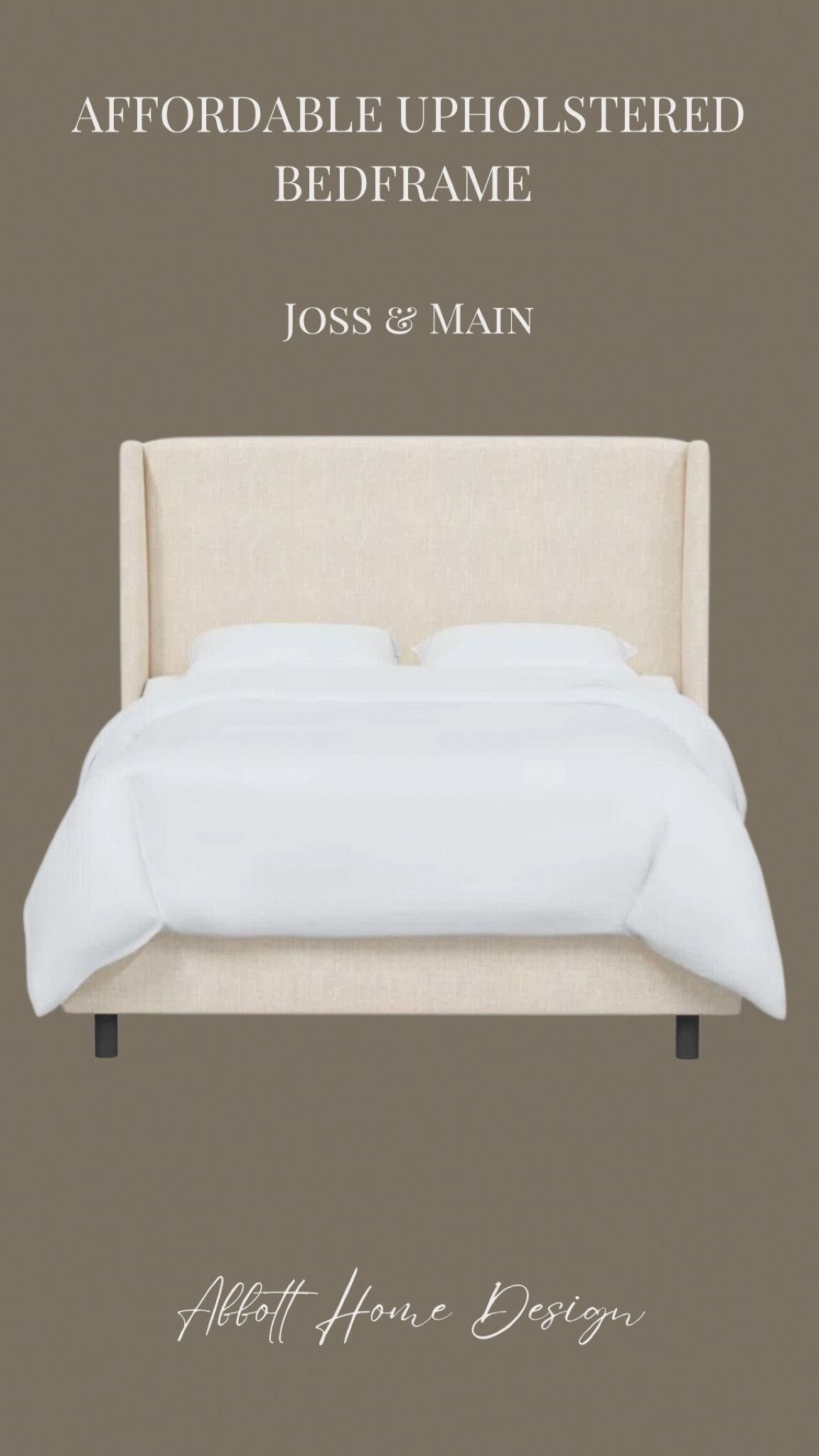 Affordable bed frame from Joss & Main! An extra 20% off for Labor Day! 

Wayfair, bedframe, upholstered, classic, linen, bedroom

#LTKSale #LTKFind #LTKhome