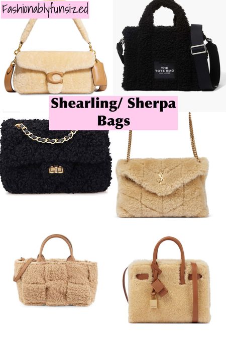 Sherpa and shearling and teddy bags for fall and winter 

#LTKitbag #LTKSeasonal #LTKstyletip