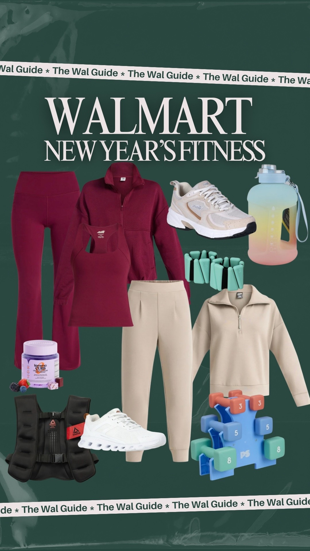 Walmart New Year’s fitness finds. 




#LTKfitnessgoals #LTKActive #LTKselfcare