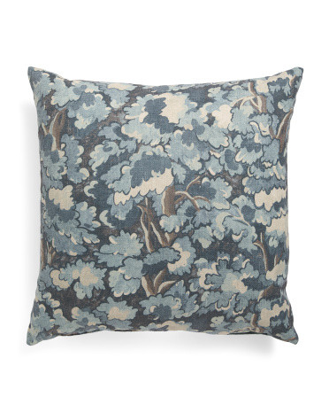 22x22 Tongas Tree Tapestry Pillow | Polyester/Cotton | Marshalls