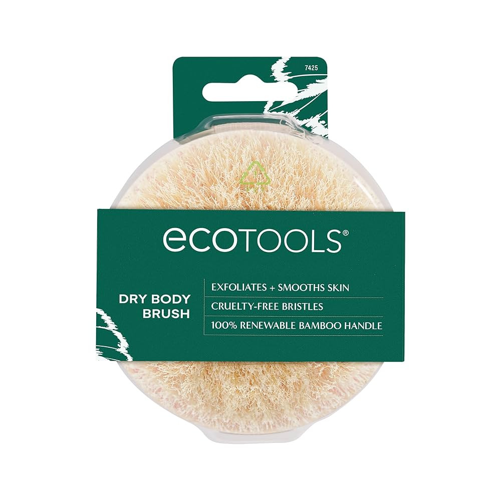 EcoTools Dry Body Brush, Cruelty-Free Bristles Exfoliate & Smooth Skin, Dry Brushing Removes Flak... | Amazon (US)