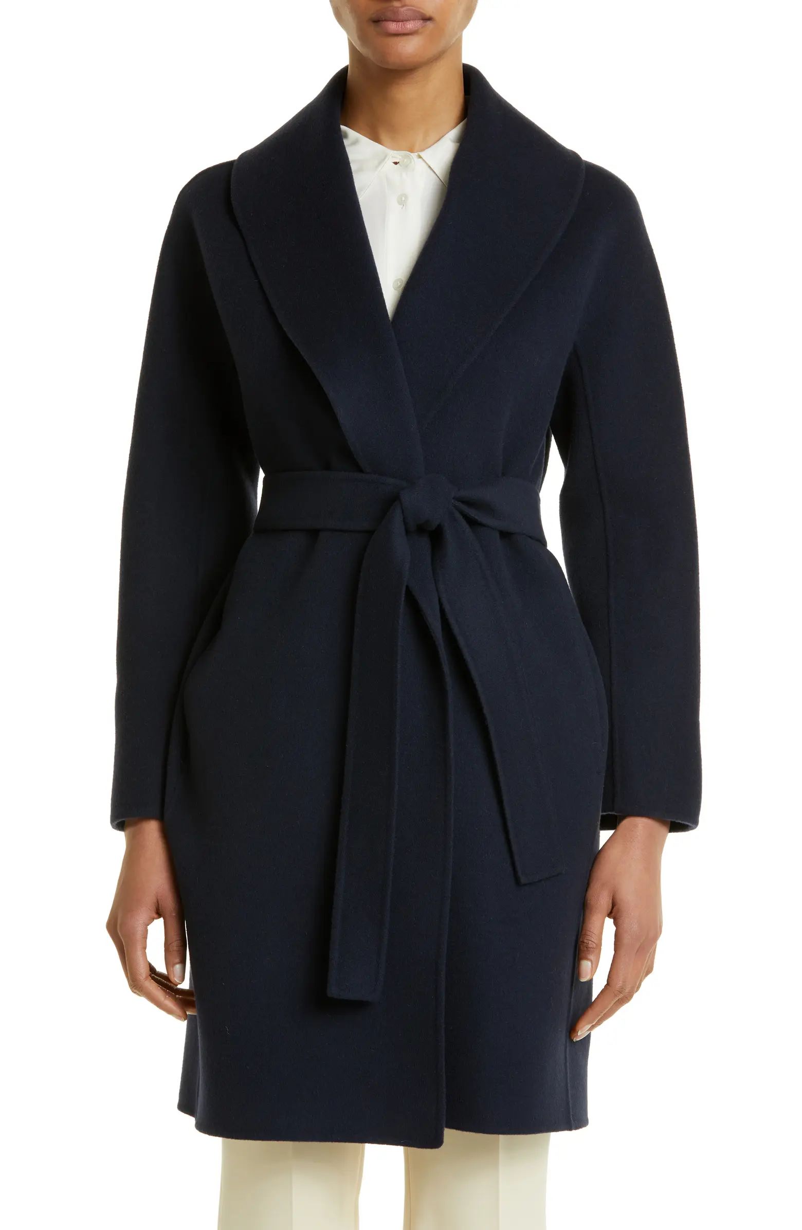 Messi Virgin Wool Wrap Coat | Nordstrom