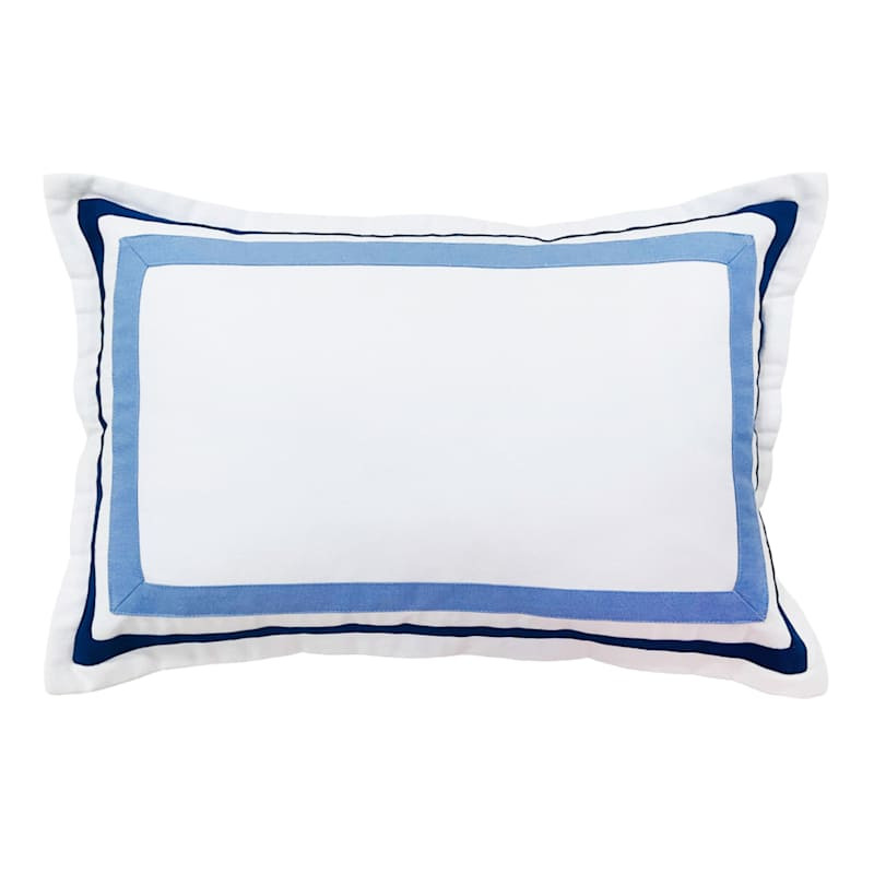 Providence Double Hotel Border Throw Pillow, 14x20 | At Home