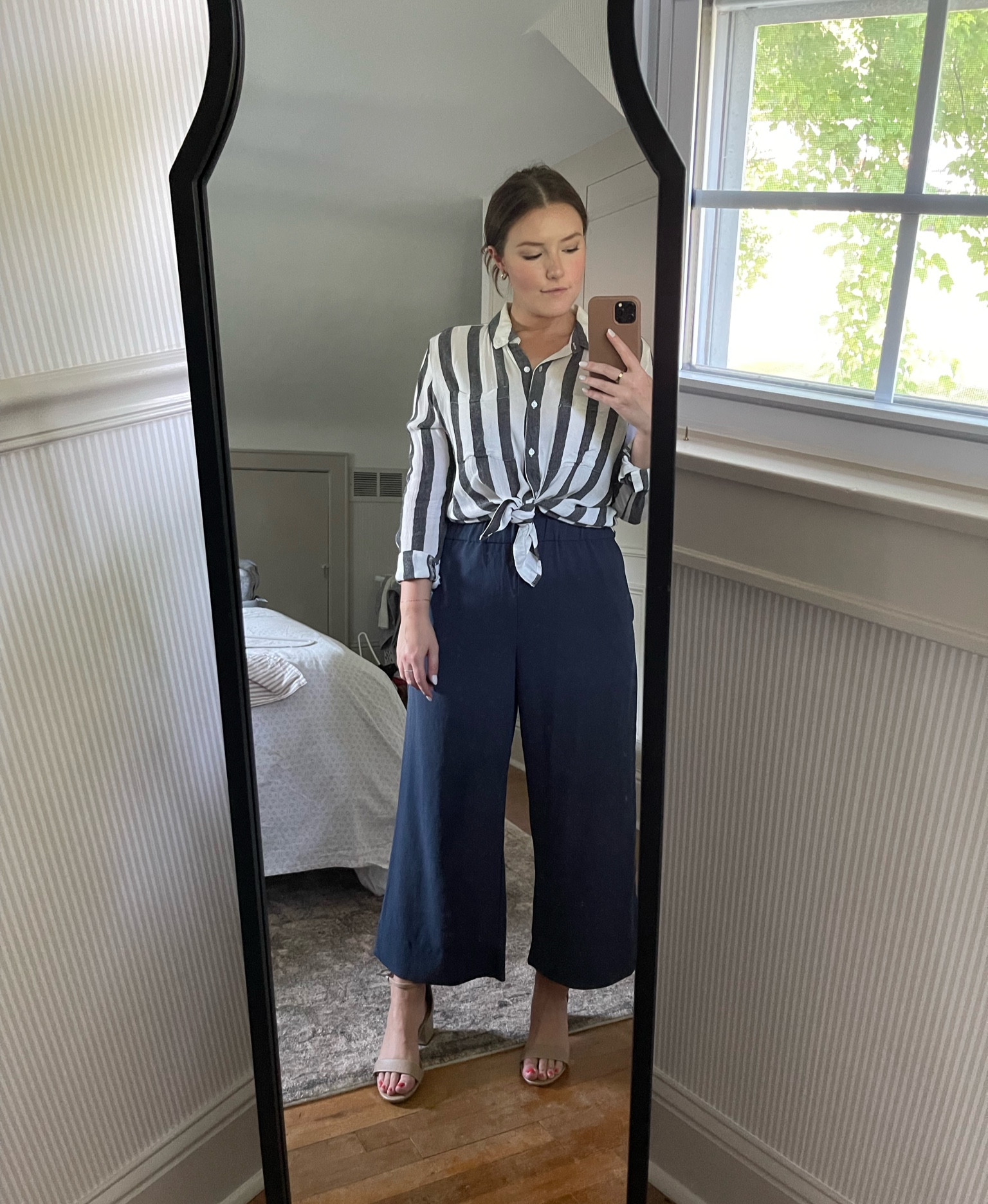 Block heels, block sandals, vacation wear, vacation outfit, work outfit, office outfit, black mirror, Kirklands find, Amazon find 

#LTKunder50 #LTKhome #LTKFind