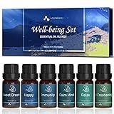 ASAKUKI Essential Oil Blends, Essential Oils for Diffusers for Home, Well-Being Gift Set - Calmin... | Amazon (US)