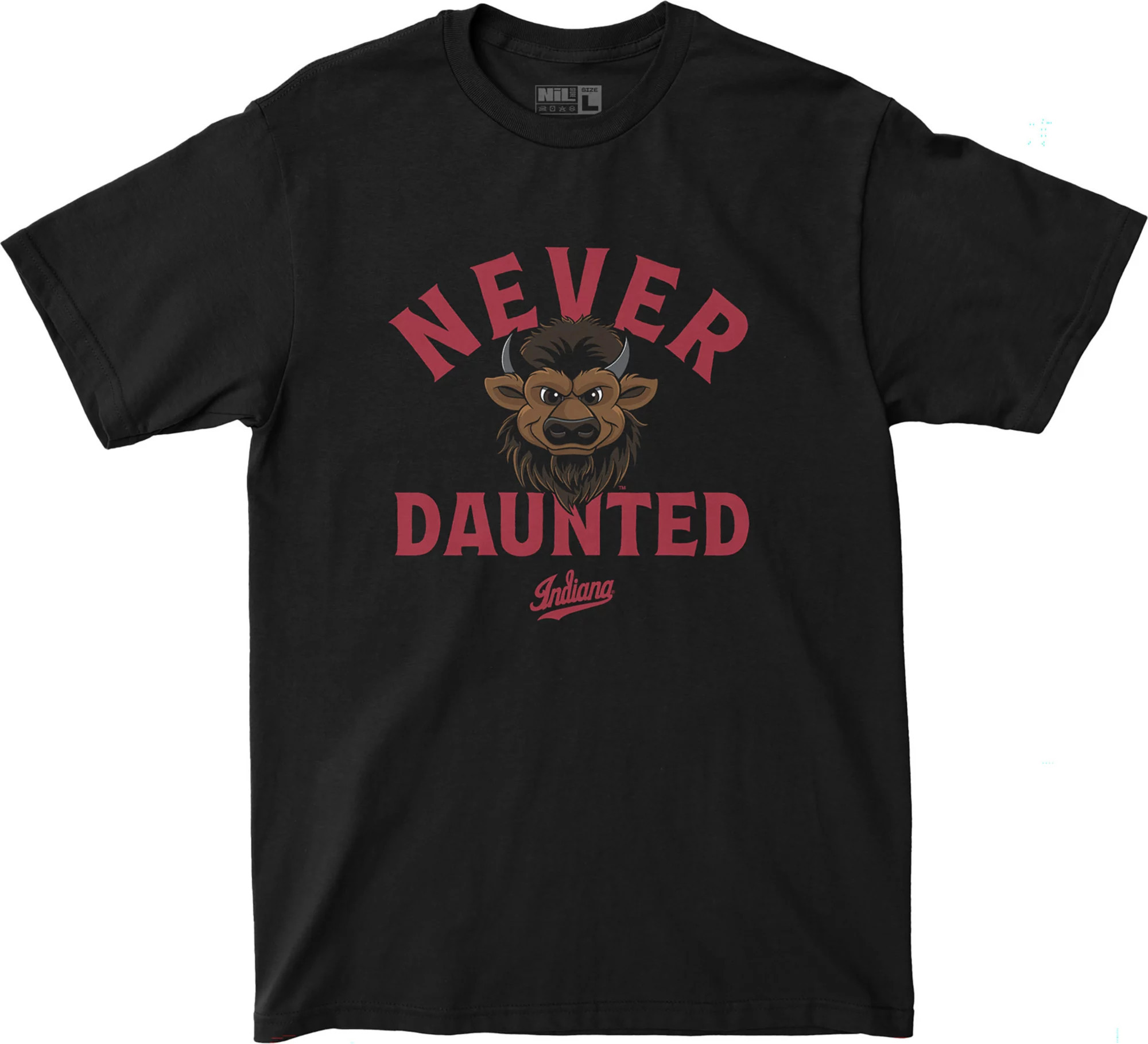 Campus Ink Men's Indiana Hoosiers Black Bison T-Shirt, Medium | DICK'S Sporting Goods