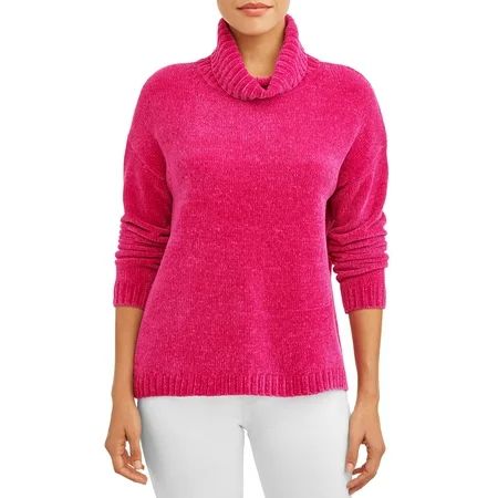 Time and Tru Women's Chenille Turtleneck | Walmart (US)