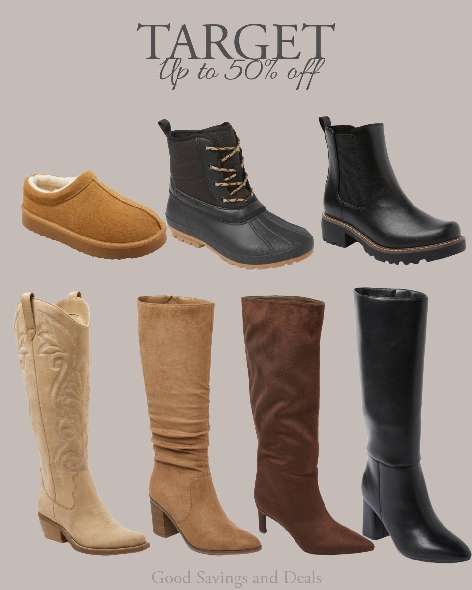 Up to 50% off shoes at Target during their Black Friday and cyber Monday deals. Boots for Ellen. Winter shoes.

#LTKCyberWeek #LTKSaleAlert #LTKFindsUnder50