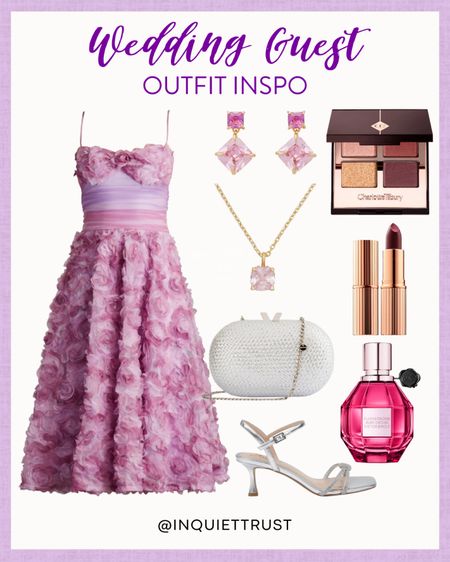 Level up your wedding guest style with this girly purple sleeveless dress with textured florals that's perfect this Spring! Complete your look with these dainty jewelry, white purse, and slingback heels!
#trendydresses #formalwear #outfitidea #beautyfinds

#LTKShoeCrush #LTKSeasonal #LTKBeauty
