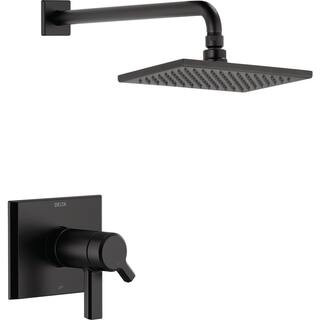 Delta Pivotal TempAssure 1-Handle Wall-Mount Shower Trim Kit in Matte Black (Valve Not Included) ... | The Home Depot