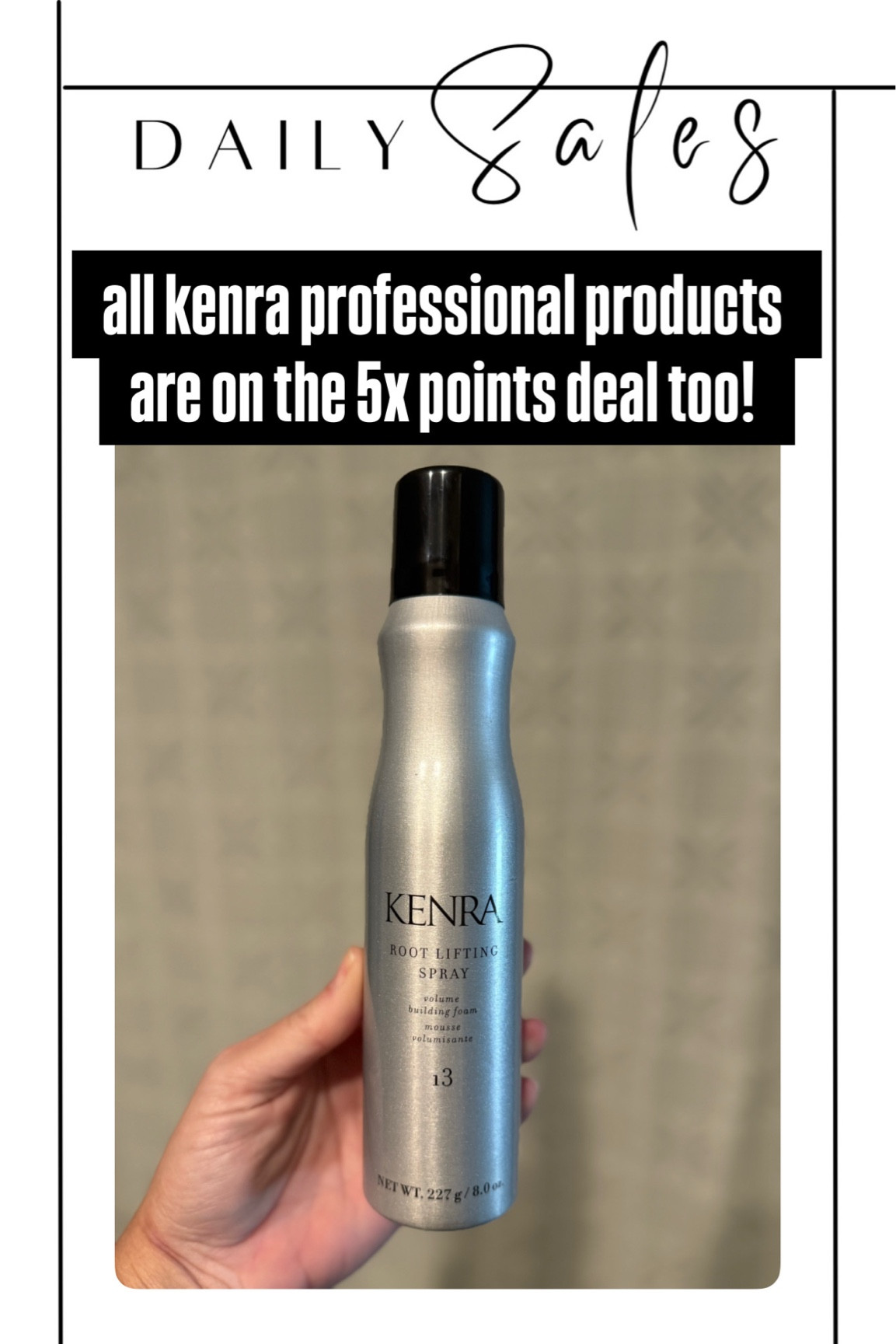 Kenra Professional products earn 5x points at Ulta today!

#LTKOver40 #LTKBeauty #LTKSaleAlert