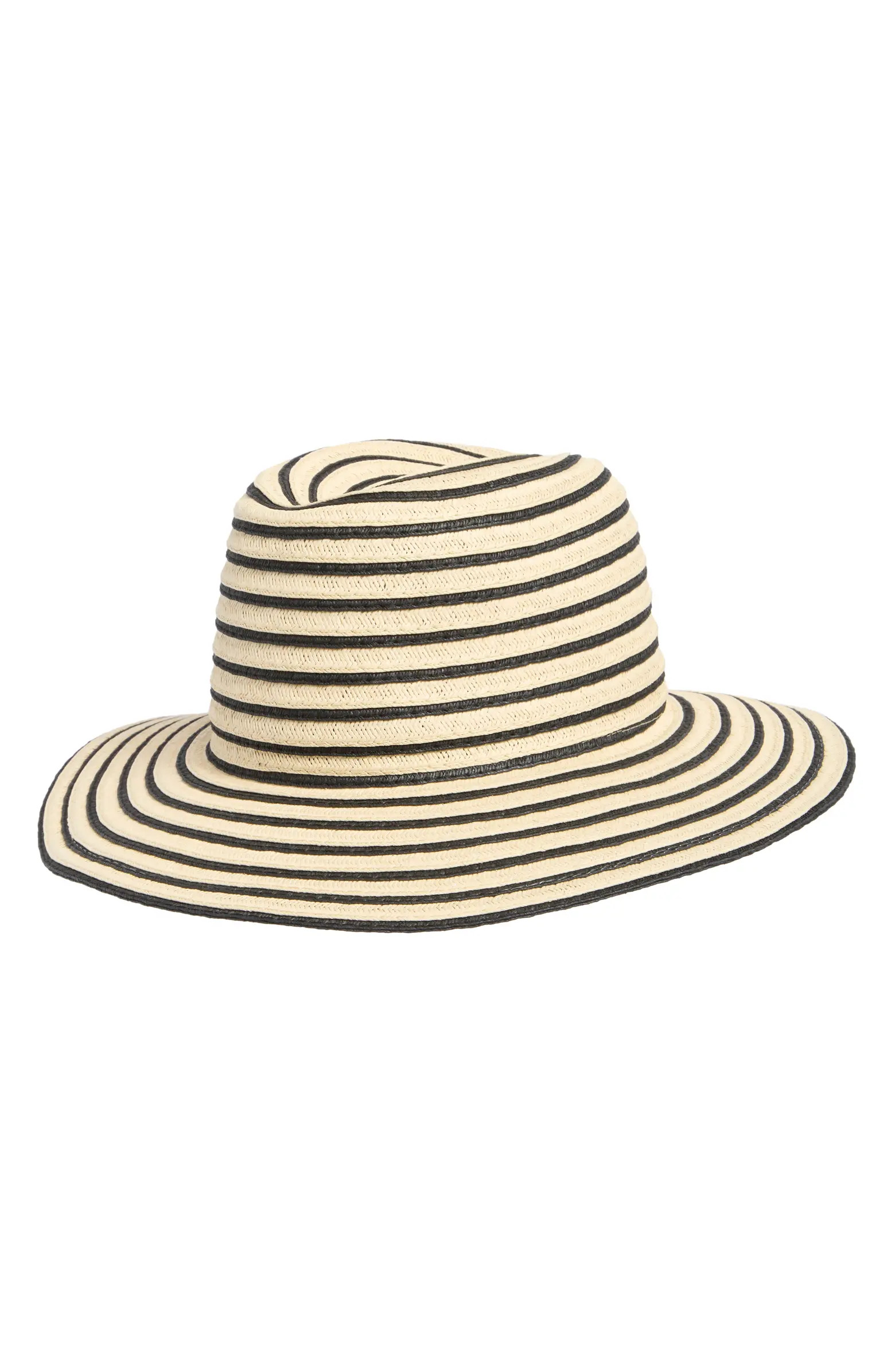 Stripe Packable Panama Hat | Nordstrom