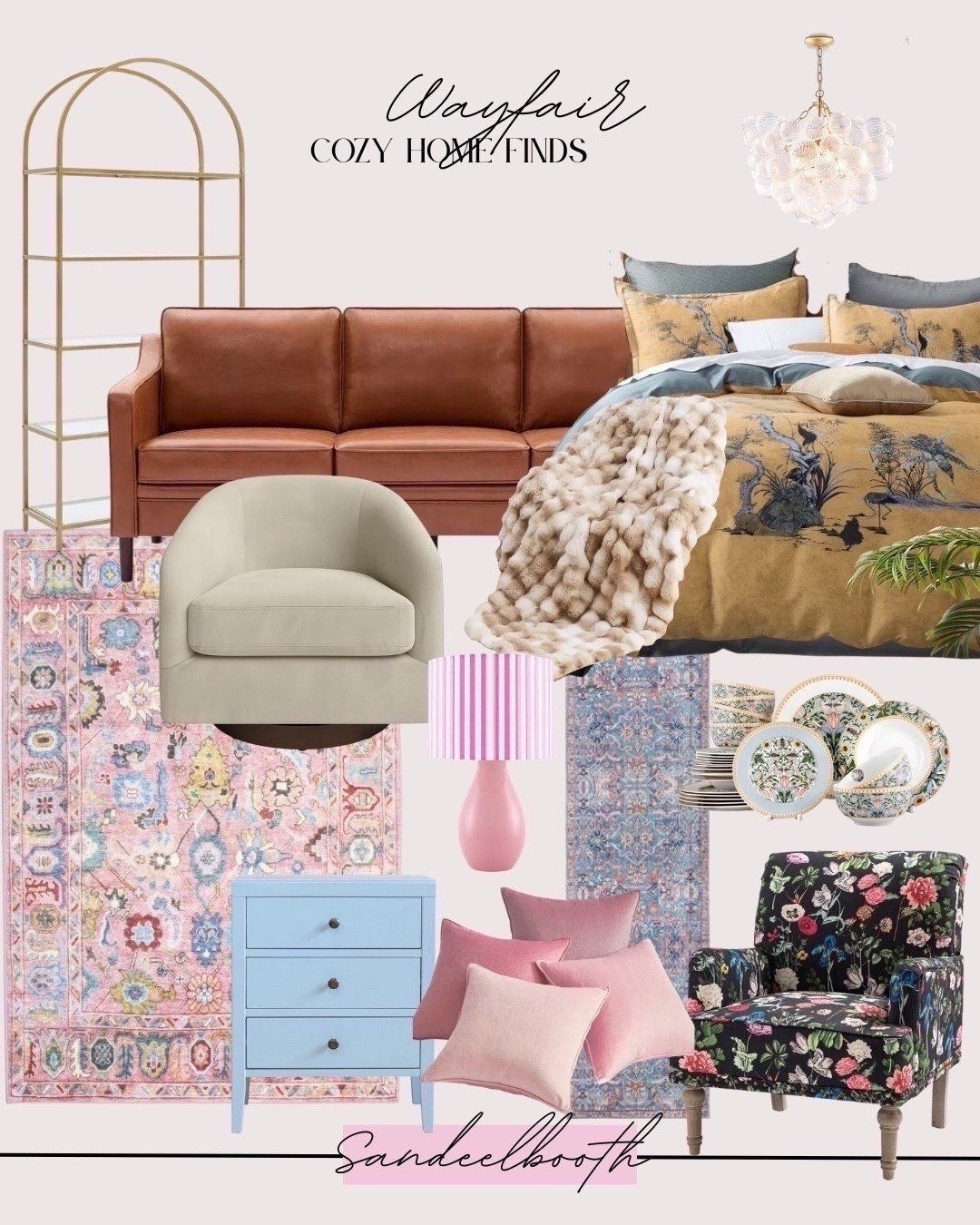 Wayfair pretty home pieces. 🩷🩷


Bedding, accent chair, rug, light fixture, dishes, sofa, bookcase, throw pillows, runner, nightstand, bedroom, living room, Coffee Table




#LTKGiftGuide #LTKFindsUnder100 #LTKHome