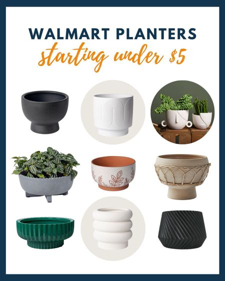We need ALL of the Walmart planters this year!!! Here’s just a few we’re obsessing over and they start under $5! 😱🤩 Don’t hesitate to grab your favorites now because they won’t stay on shelves at this hot price! 🔥🔥🔥

#LTKhome #LTKFind #LTKSeasonal