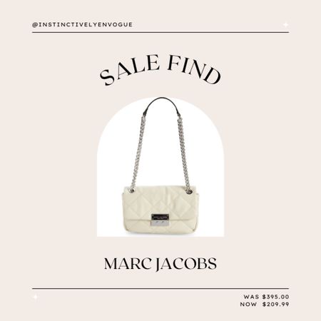 Nordstrom half yearly sale Marc jacobs bag 

#LTKsalealert #LTKitbag #LTKFind