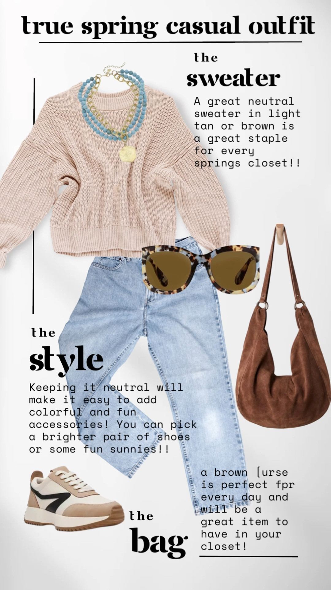 True spring casual outfit

#LTKMostLoved #LTKFindsUnder100 #LTKMidsize