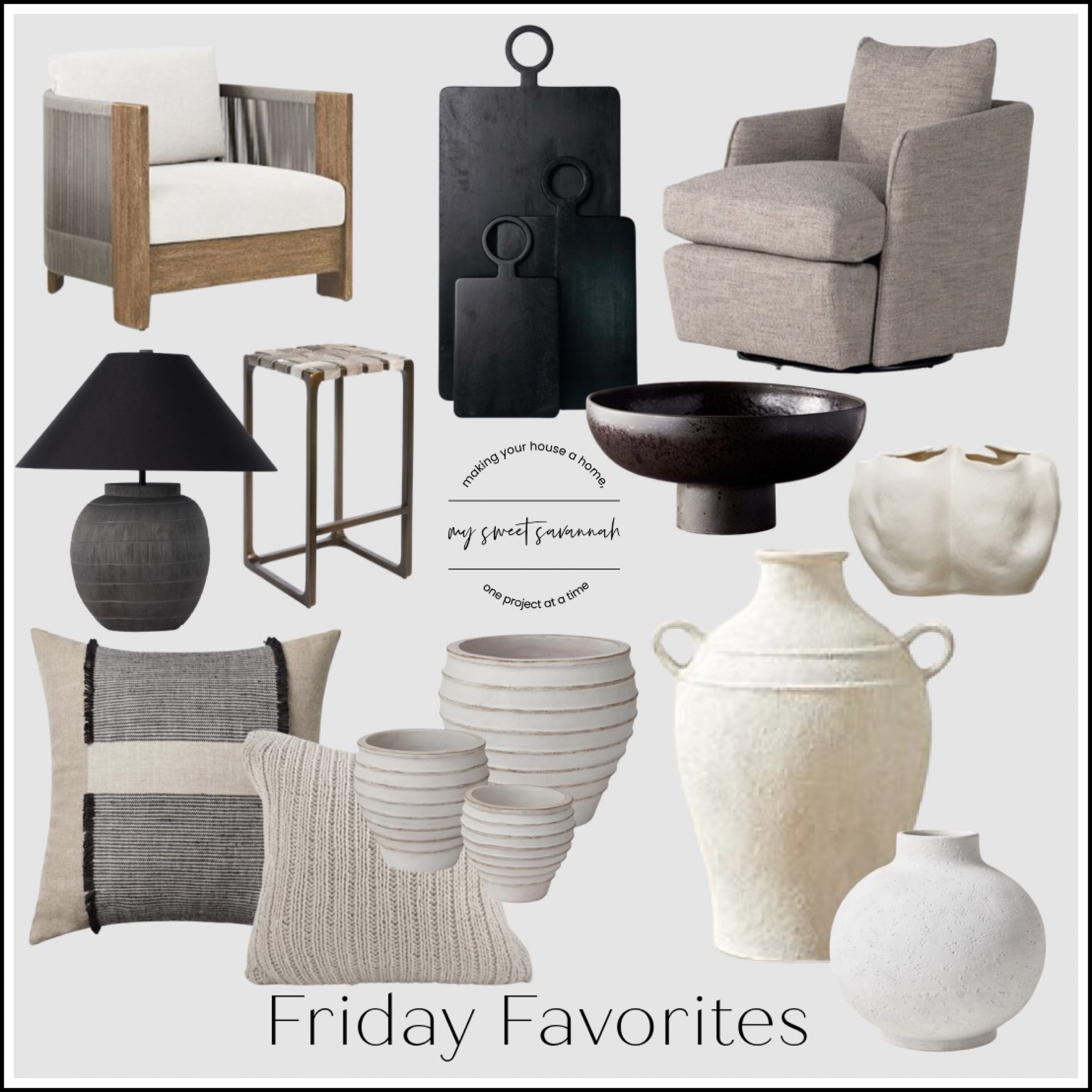 Friday favorites. 

Organic modern living
Home decor
Neutral finds 

#LTKFind #LTKhome #LTKsalealert