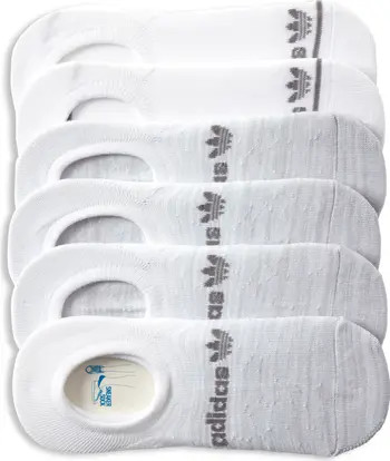 6-Pack Logo No-Show Socks | Nordstrom